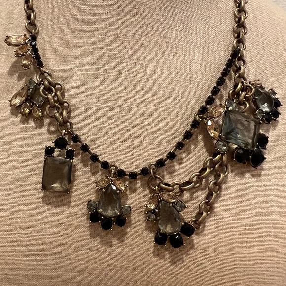 J.Crew 22 Inch Muted Gold Chain Necklace with Glass Beads - Picture 5 of 6